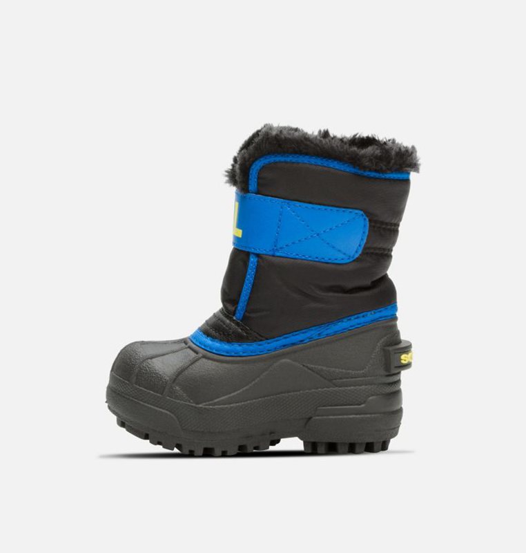 Botas Nieve Sorel Niños - Toddler Commander™ Negras/Azules - 58703-DXVT